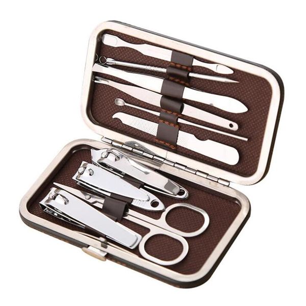 Stainless Steel 10 Pieces Manicure &amp; Pedicure Nail Kit Set