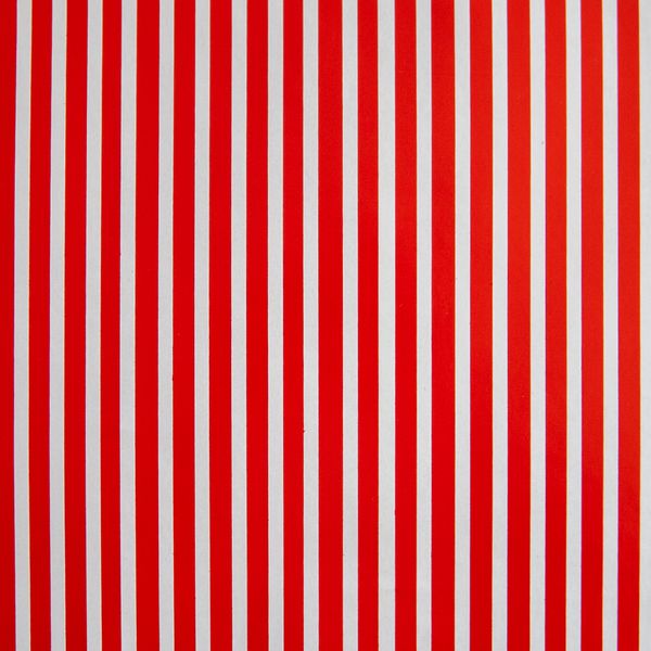 Red and White Stripe Wrapping Paper - 10m roll