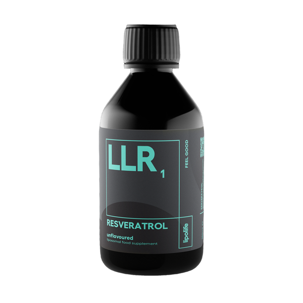 Lipolife - LLR1 - Liposomal Resveratrol - 200mg per 5ml - 250ml - Unflavour