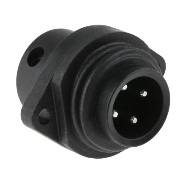 CA3GS, panel mount, 3-way, screw type, circular, and plug connector