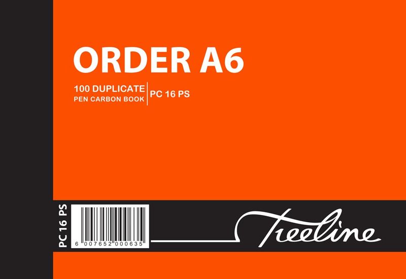 Treeline A6L - Duplicate Pen Carbon Book - Order - Pack of 10