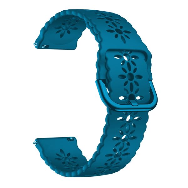 20mm Blossom Strap Compatible With Samsung Watch 4/5/6/7/7FE-Official Blue
