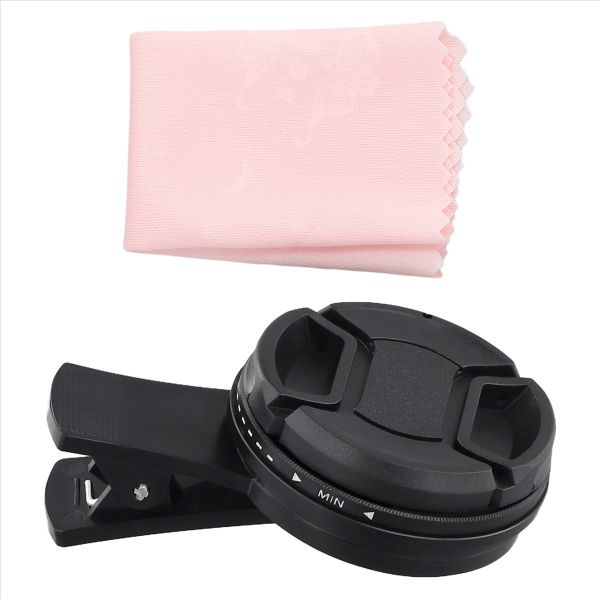52Mm Phone Lens Filter with Clip for Smartphone Compatible with None