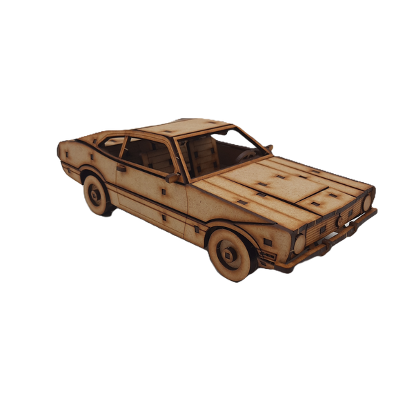 Ford Maverick Ford Sedan Wooden Puzzle 3D Model Building Kit