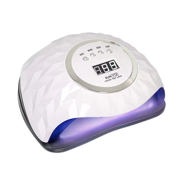 248W UV/LED Nail Lamp - 60 Beads Auto Sensor 4 Timers Fast Curing -White
