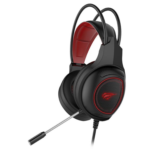 HAVIT Gamenote RED SCEPTRE H2239d Headset - Black/Red