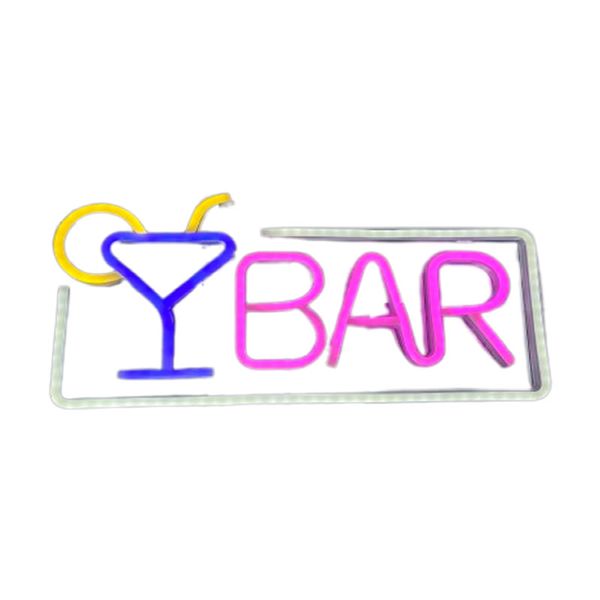 Wine Glass Bar Neon Signs LED Night Light C-21