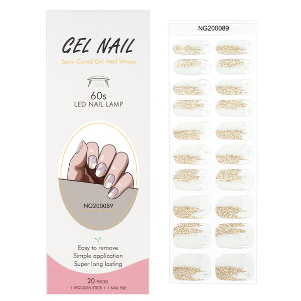 UV/LED Semi Cured Gel Nail Wraps 89