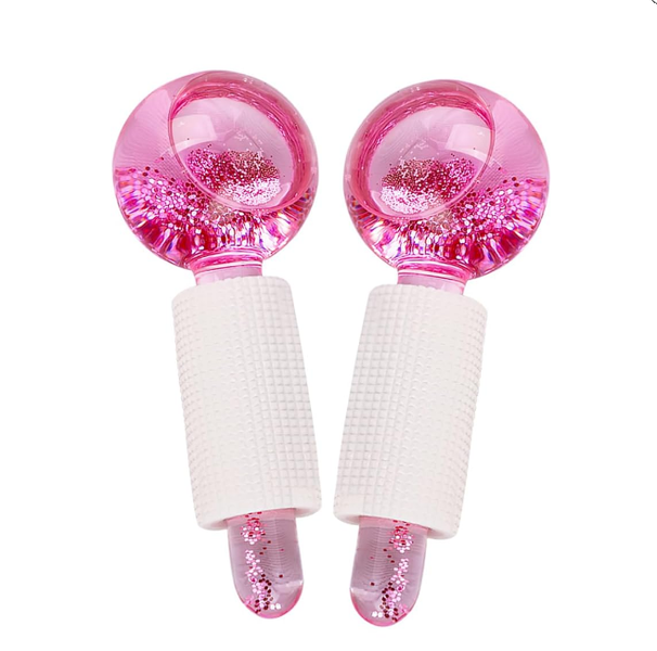 Vivitar Facial Ice Globes - Pink 2-Pack Cooling Massage Globes