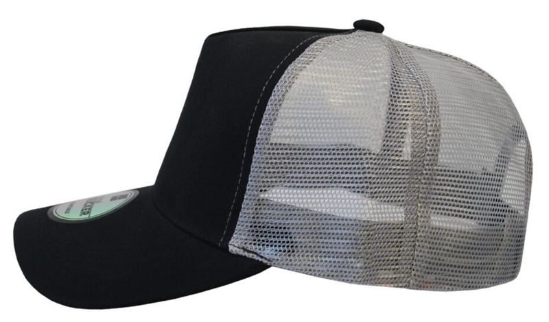 PepperSt Authentic Trucker Cap - White with White Mesh