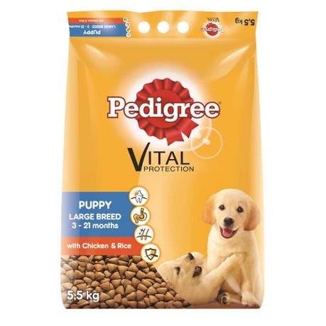 puppy food pedigree
