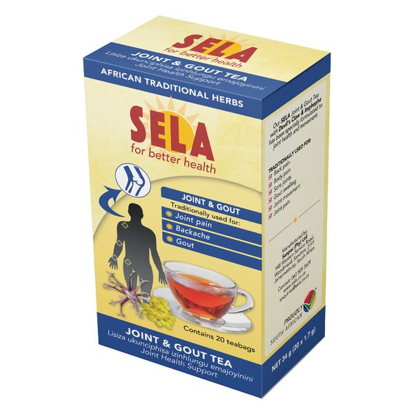 SELA Joint &amp; Gout Tea Natural Herbs with Rooibos &amp; Devil's Claw