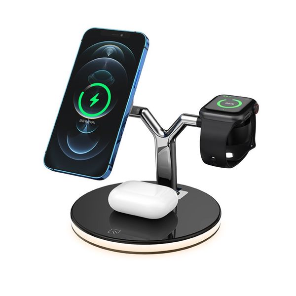3 in 1 Wireless Charger 25W Magnetic Wireless Charger- Black