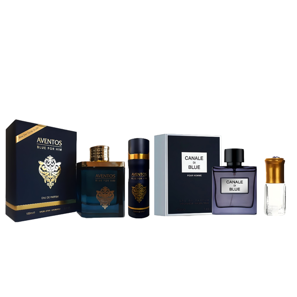 Canale di Blue &amp; Aventos Blue Combo EDP 100ml + Perfume Oil
