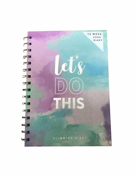 12 Week Food Diary Notebook