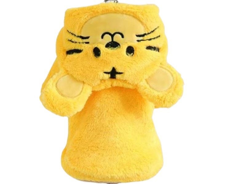 Cute Tiger Face Hooded Pet Sweater - Warm Knit for Small Dogs &amp; Cats