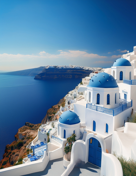Canvas Wall Art Home Decor - Mediterranean Aegean Sea