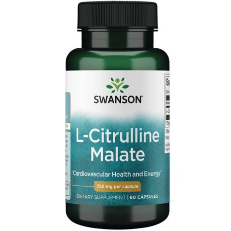 Swanson L-Citrulline Malate - 60 Capsules Image