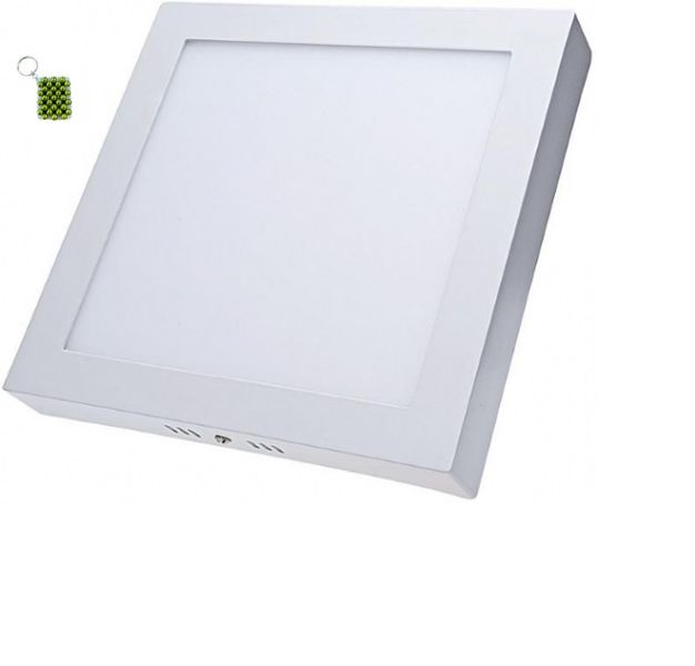 Aerbes AB-Z907-1 Square Surface-Mounted Panel Ceiling Light 25W + Key Chain