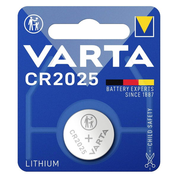 Varta Cr 2025 Lithium Batteries - Pack 1