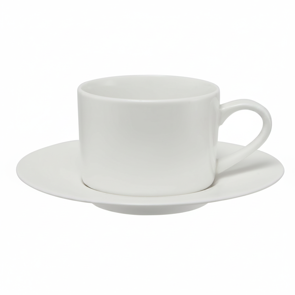 Maxwell and Williams White Basics 230ml Cup and Saucer Set