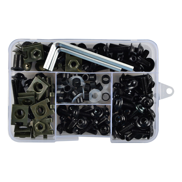 Motorcycle Fairing Bolts/ Clips &amp; Screw Kit (195-Piece)