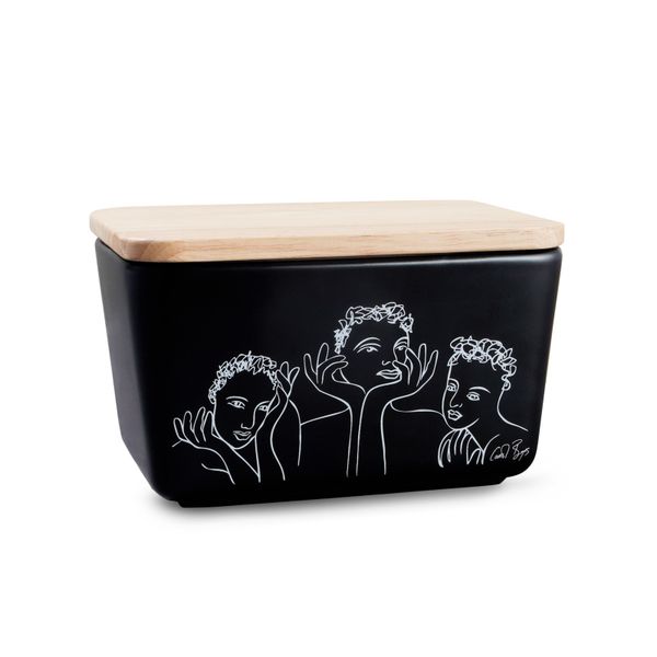 Carrol Boyes Butter Dish- Conversation