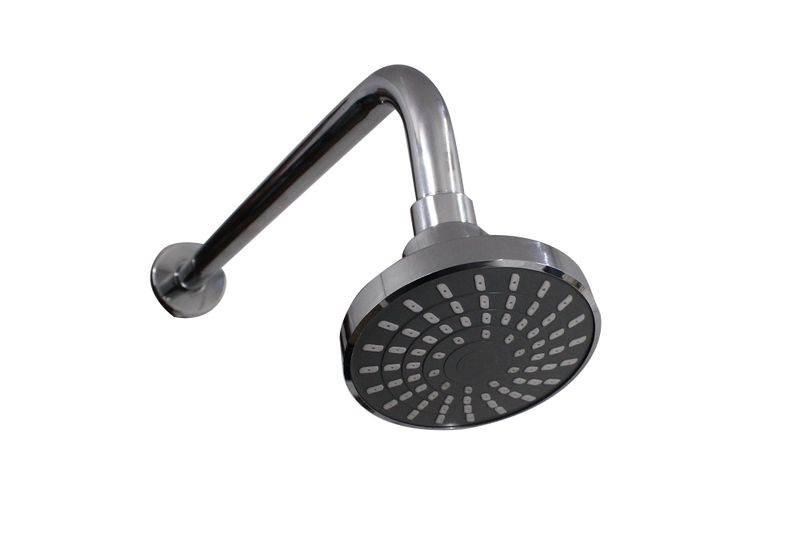 LMA 9.6CM Water-Saver 191 Shower Head &amp; 90 Bend Round Shower Arm