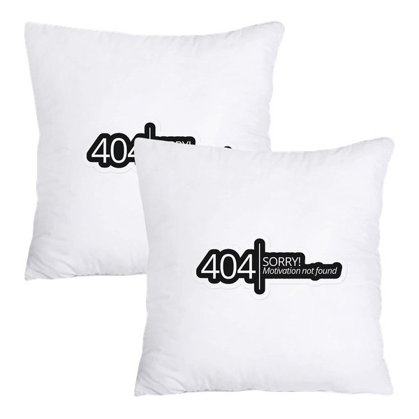 Scatter Cushion Cover Set - Code 404, Motivation not found