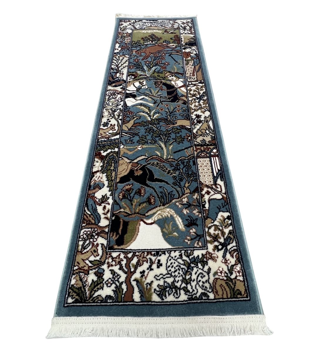 Blue Animal Print Runner Rug 150 x 50 cm Shop Today. Get it