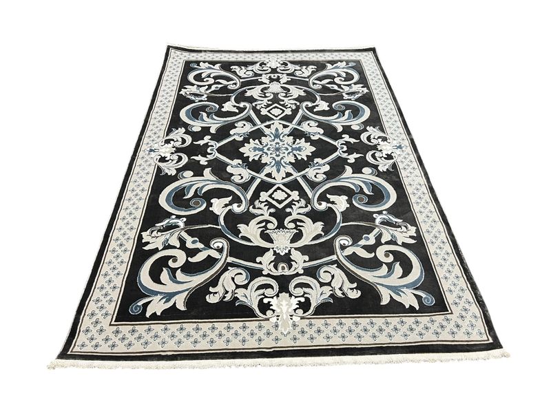 Grey Machine Made Turkish Rug/Carpet 230 x 160cm