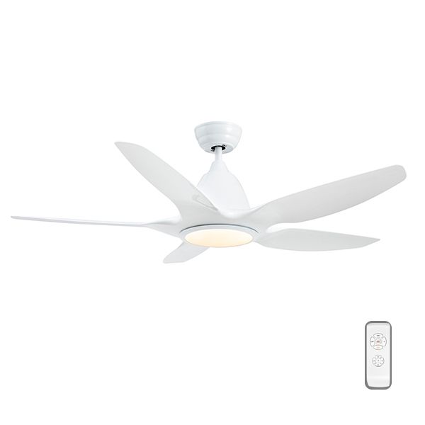 The Lighting Warehouse - Fan Avia 5 Blade White 20w LED
