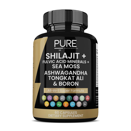 Shilajit + Fulvic Acid Minerals , Sea Moss, Ashwagandha, Tongkat Ali Image