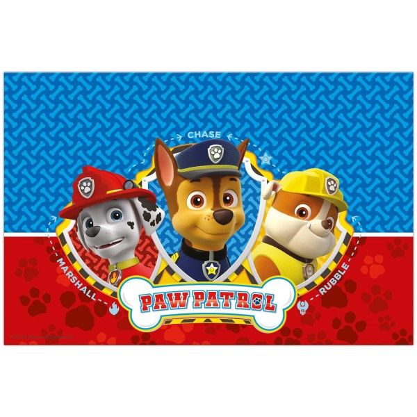 Paw Patrol Ready For Action Paper Tablecover 120X180cm
