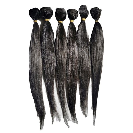 100% Human Hair Long Straight 16 Inch Extension Pack Nature Black 2# | Buy  Online in South Africa 