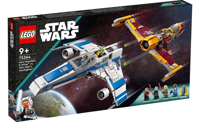 LEGO STAR WARS New Republic E-Wing vs. Shin Hati's Starfighter - 75364