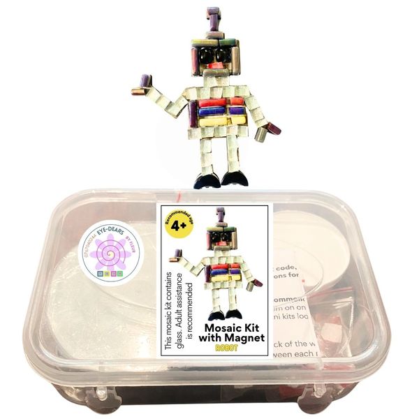 Mosaic Craft Kit with Magnet - Robot (Small)