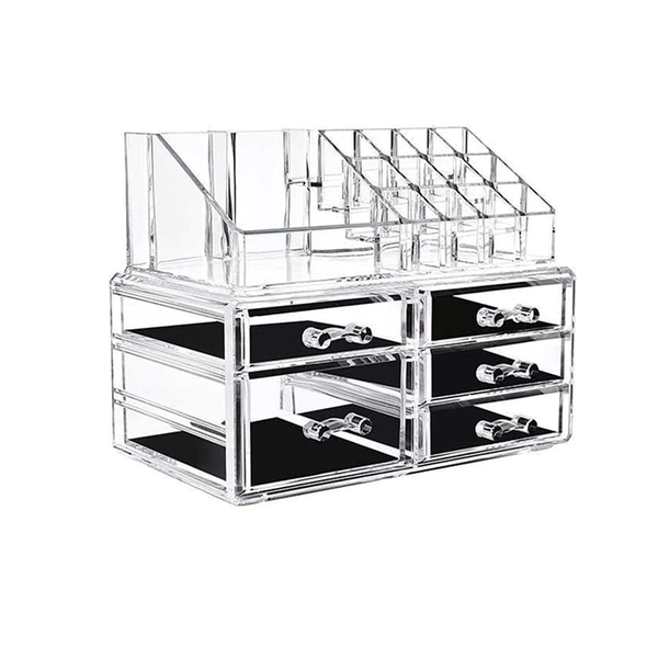 5 Drawers For Jewellery Cosmetics Makeup Box
