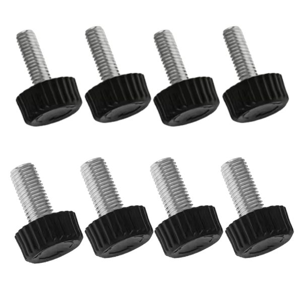 Tools M6 &amp; M8 Adjustable Furniture Legs Levelling Pads Set of 8 - 1.8cm
