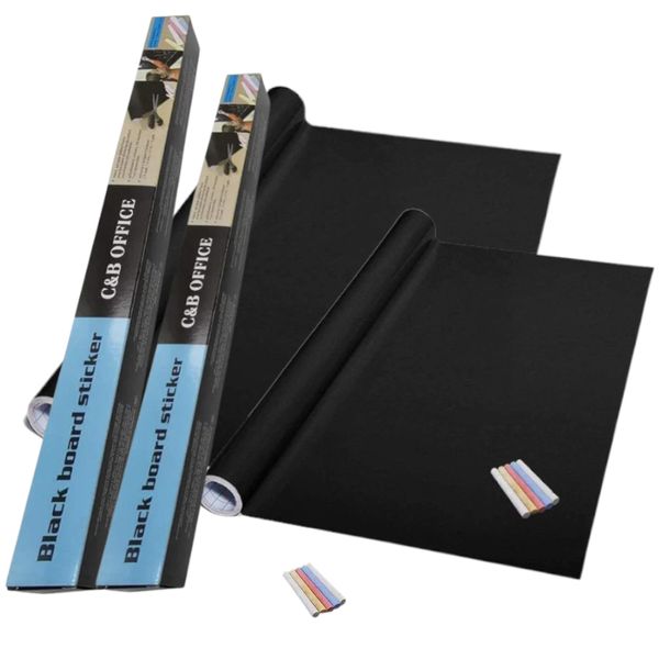 The Appraisal -2 Metre Self-Adhesive Blackboard Sticker combo 2 pack