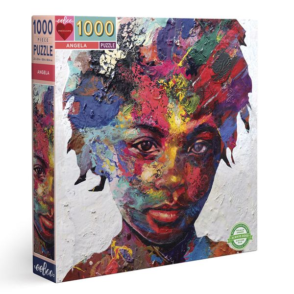 eeBoo Square Family Puzzle - Angela: 1000 Pieces