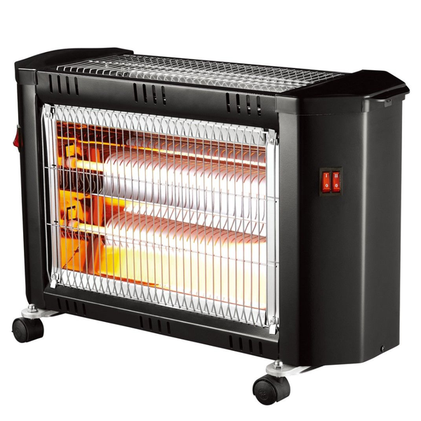 Digimark 3 Bar Electric Heater - Humidifier / Quartz Bars / Trolley Wheels