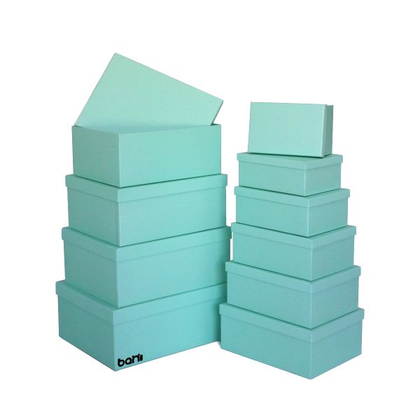 bani - Mint - 10 Piece Nesting Gift Box Set with Lid