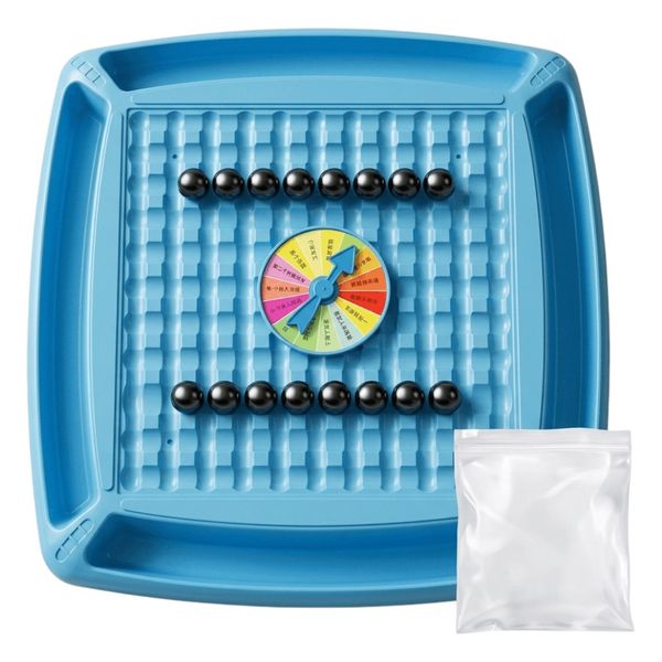 23 Piece - Magnetic Minefield Strategy Game - Blue - Black