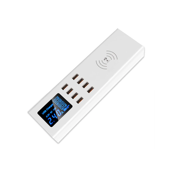8 Port USB Wireless Charger Station With LCD Display YC-CDA23W