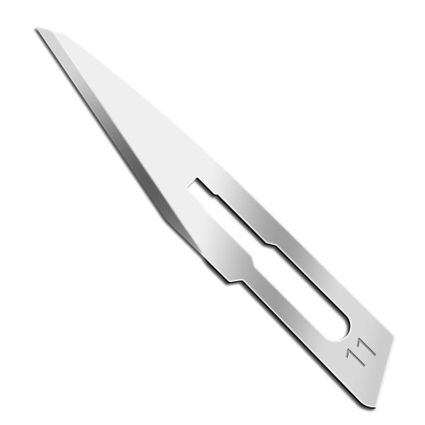 Surgical Blades Carbon Steel 100's {Size 11}