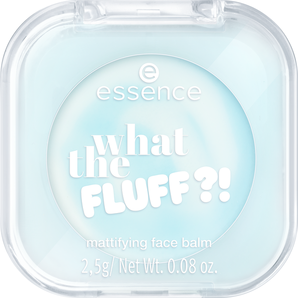 essence WHAT THE FLUFF?! mattifying face balm 01 On Cloud Candy.