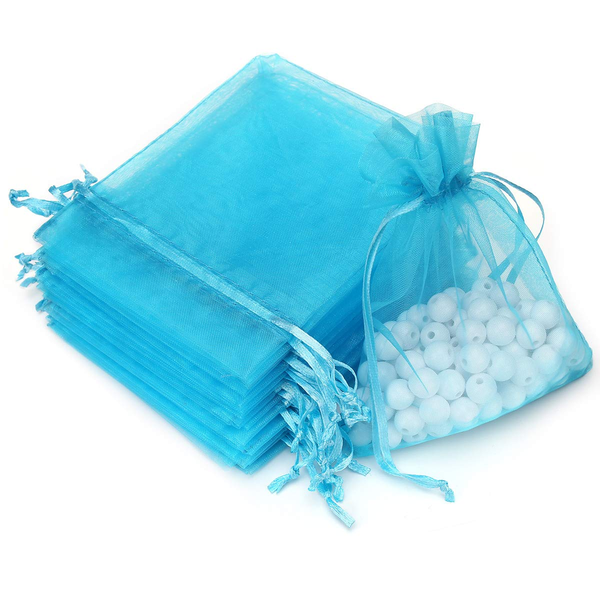 Gift Wrapping Bags Organza Mesh Bags 10x15cm for Wedding Favors Reunion Etc
