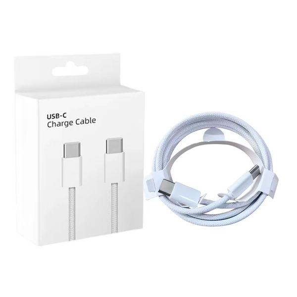 Braided Type-C to Type-C Cable - 1m - 60W PD Fast Charging &amp; Data Cable