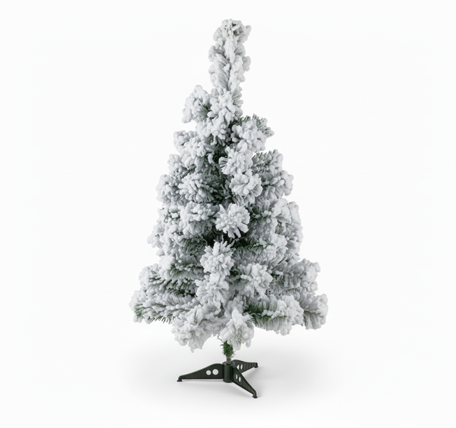 Artificial Christmas Tree 60 cm Green with Snow Frosted Tips